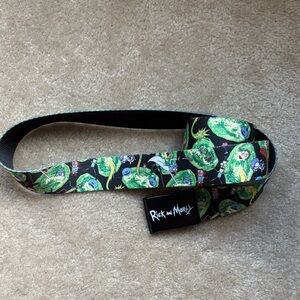 Hot Topic Rick and Morty Belt - Green and Black